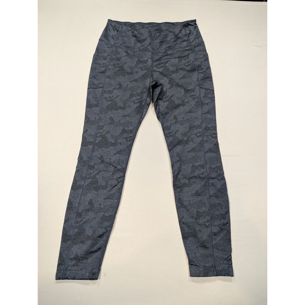 Mondetta women's blue camo performance leggings size medium